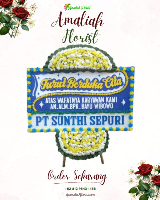 Papan Bunga Duka di Tatura Selatan
